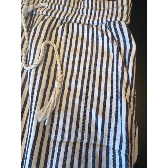 Tommy Bahama Blue White Cotton Striped Drawstring Pants XS Coastal Nautical - Picture 4 of 5